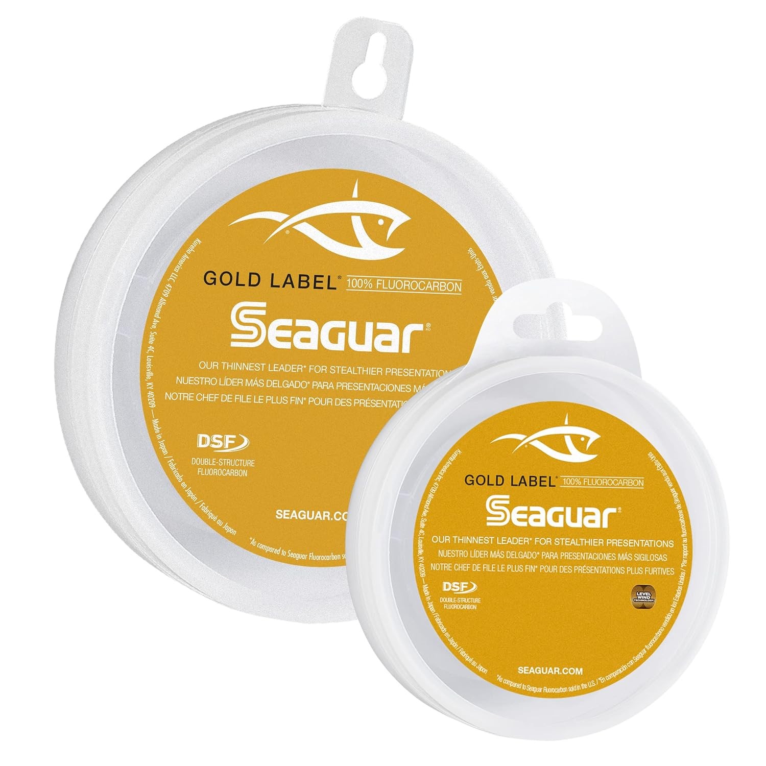 Seaguar Gold Label Fresh & Saltwater Fishing Leader Line, 100% Fluorocarbon