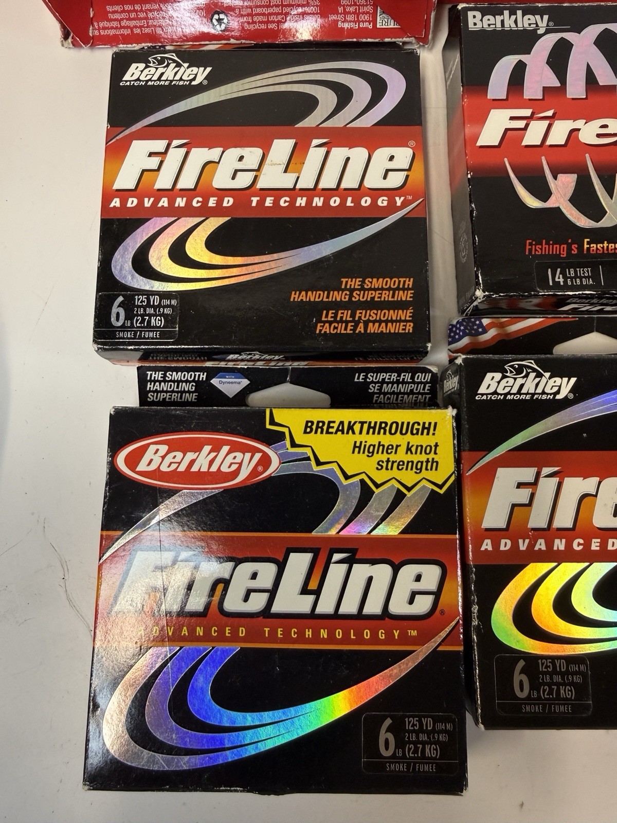 Lot of Spools – Berkley Fire Line Trilene Various Spool – New Fishing Line