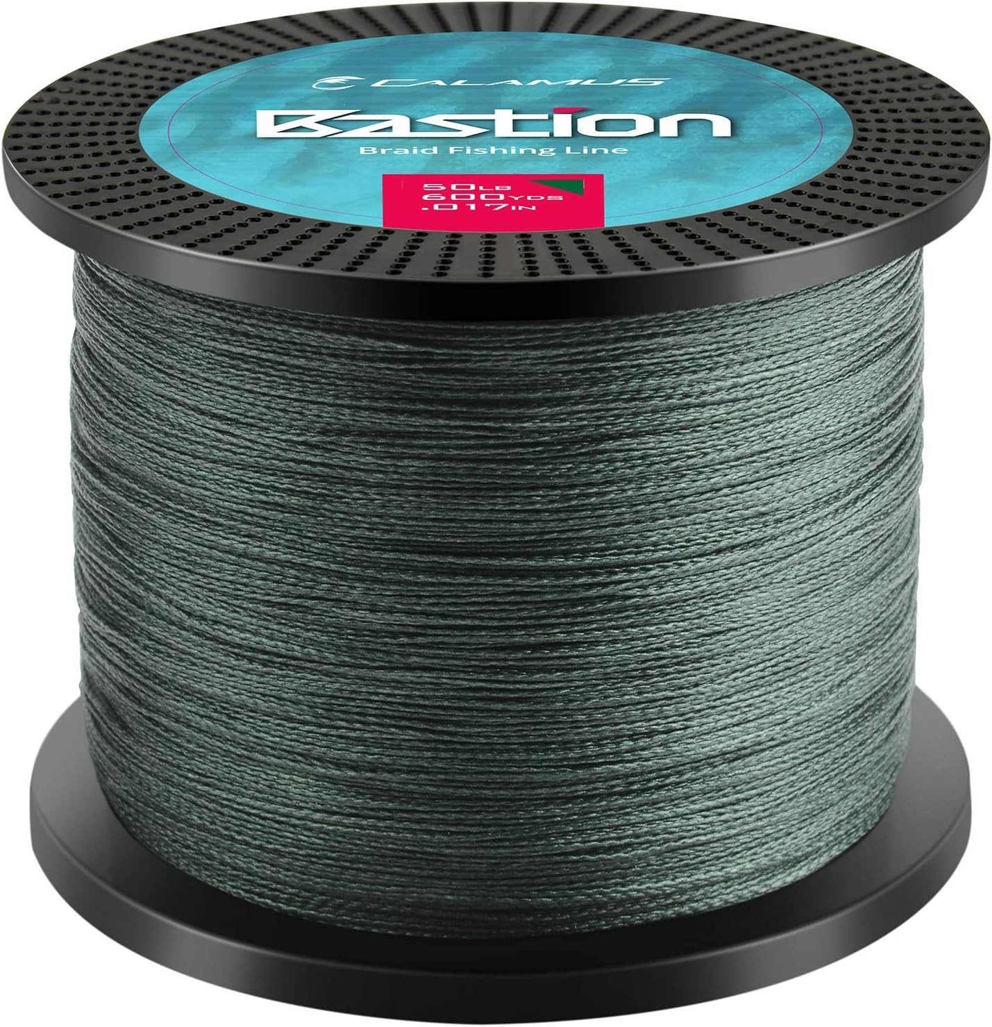 Bastion Braided Fishing Line – Thin Diameter, Abrasion Resistant, 600 Yds, 15lb