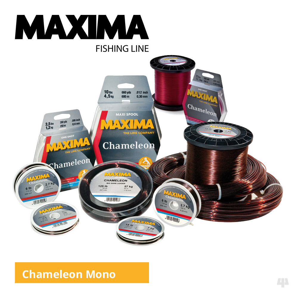 Maxima Chameleon Mainline – Carp Pike Cod Coarse Sea Fishing Monofilament Line