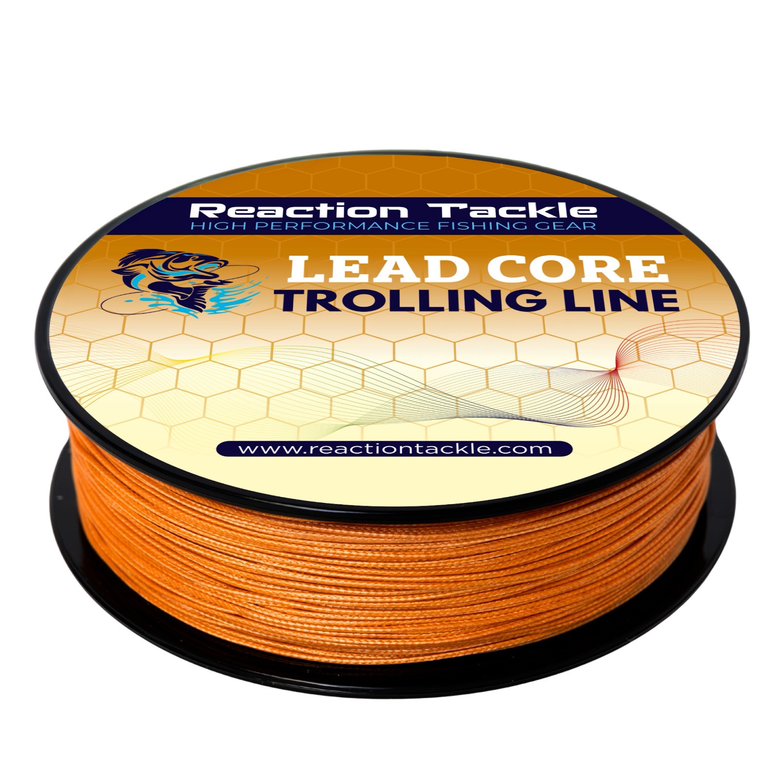 Reaction Tackle Lead Core Trolling Line Solid Orange