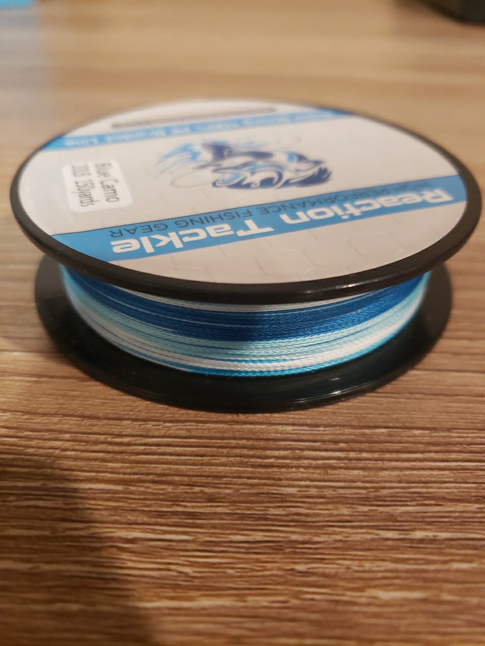 Reaction Tackle High Preformance Braided Fishing Line Blue Camo 20lb 150 yards