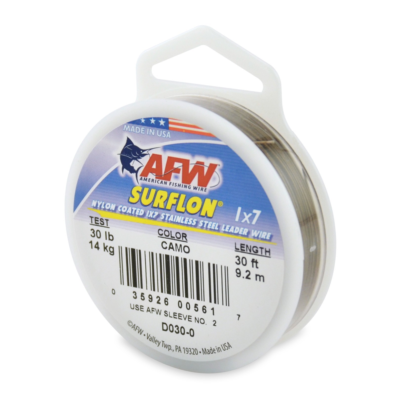 AFW Surflon 7-Strand Leader Wire for making Pike and Predator Leaders