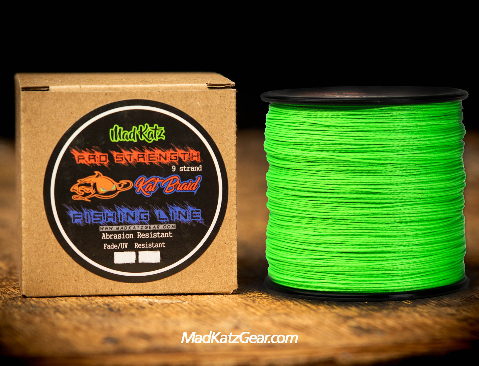 Mad Katz Braided Line, 60LB or 80LB, Choose LBS and Color