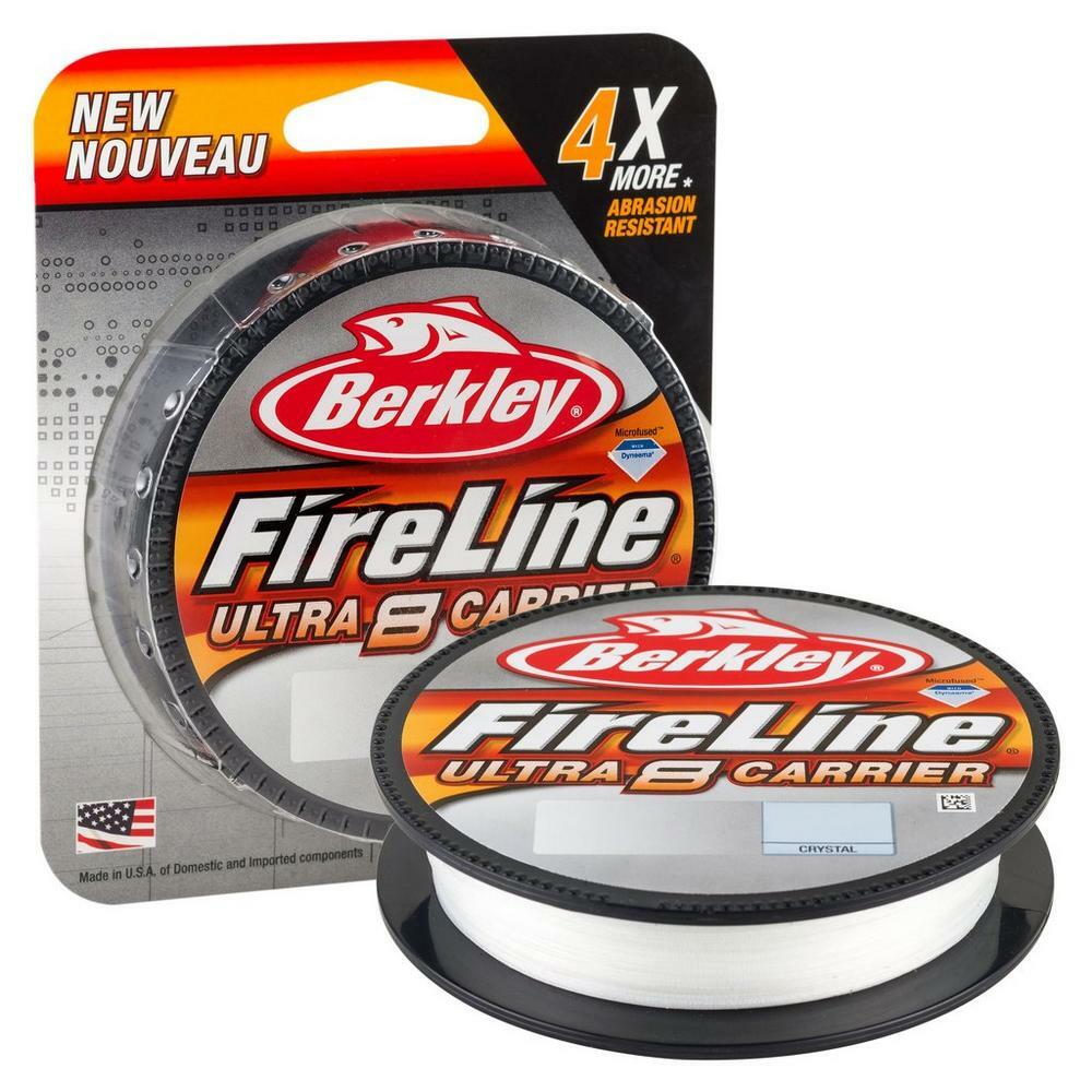 Berkley FireLine Ultra8Carrier 125YDS Crystal BU8FLFS-CY CHOOSE YOUR LINE WEIGHT