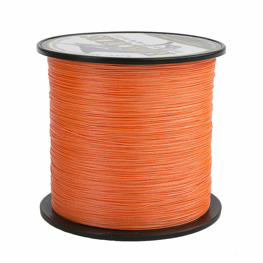 HERCULES Orange 300M 500M 1000M PE Strong Tackle Braided Fishing Line 10-300lbs