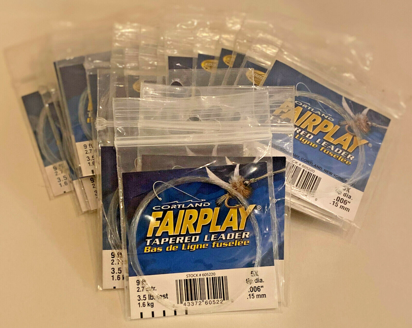 Cortland – Fairplay Tapered Leader – Different Sizes Available