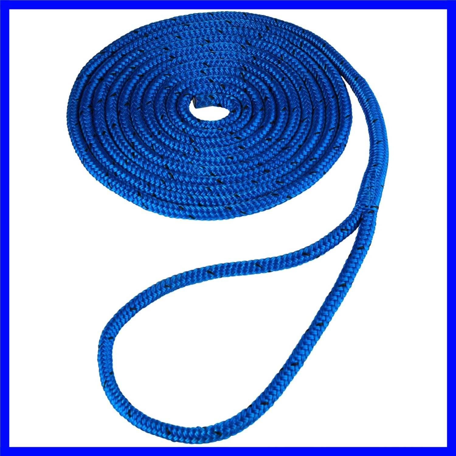 Flexible 15ft Marine Dock Line – Solid Braided Polypropylene for Easy Handling