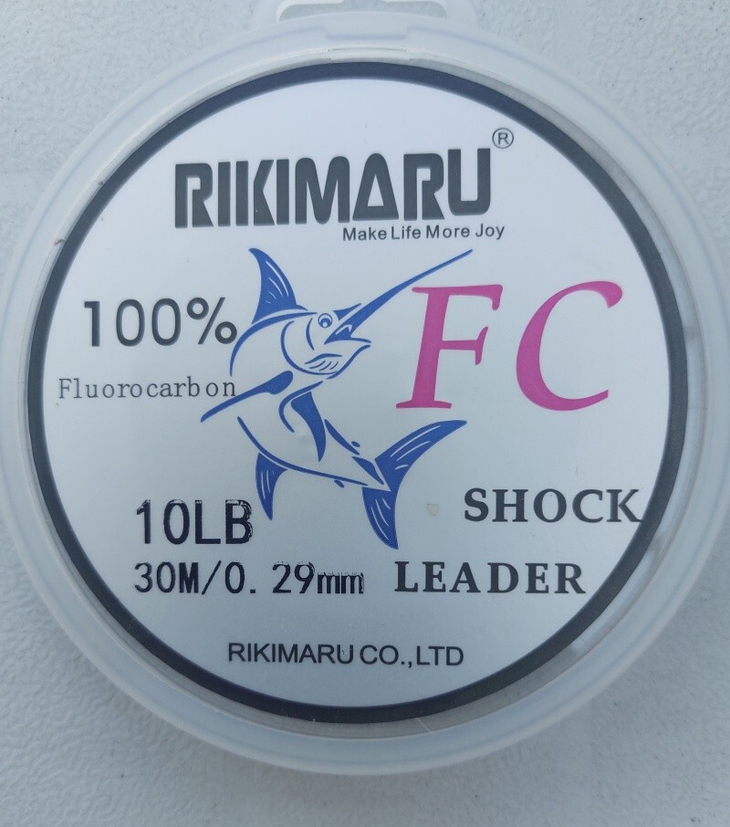 Carp Fishing 100% Fluorocarbon Leader Sinking Fishing Line 30m x 10LB or 20LB