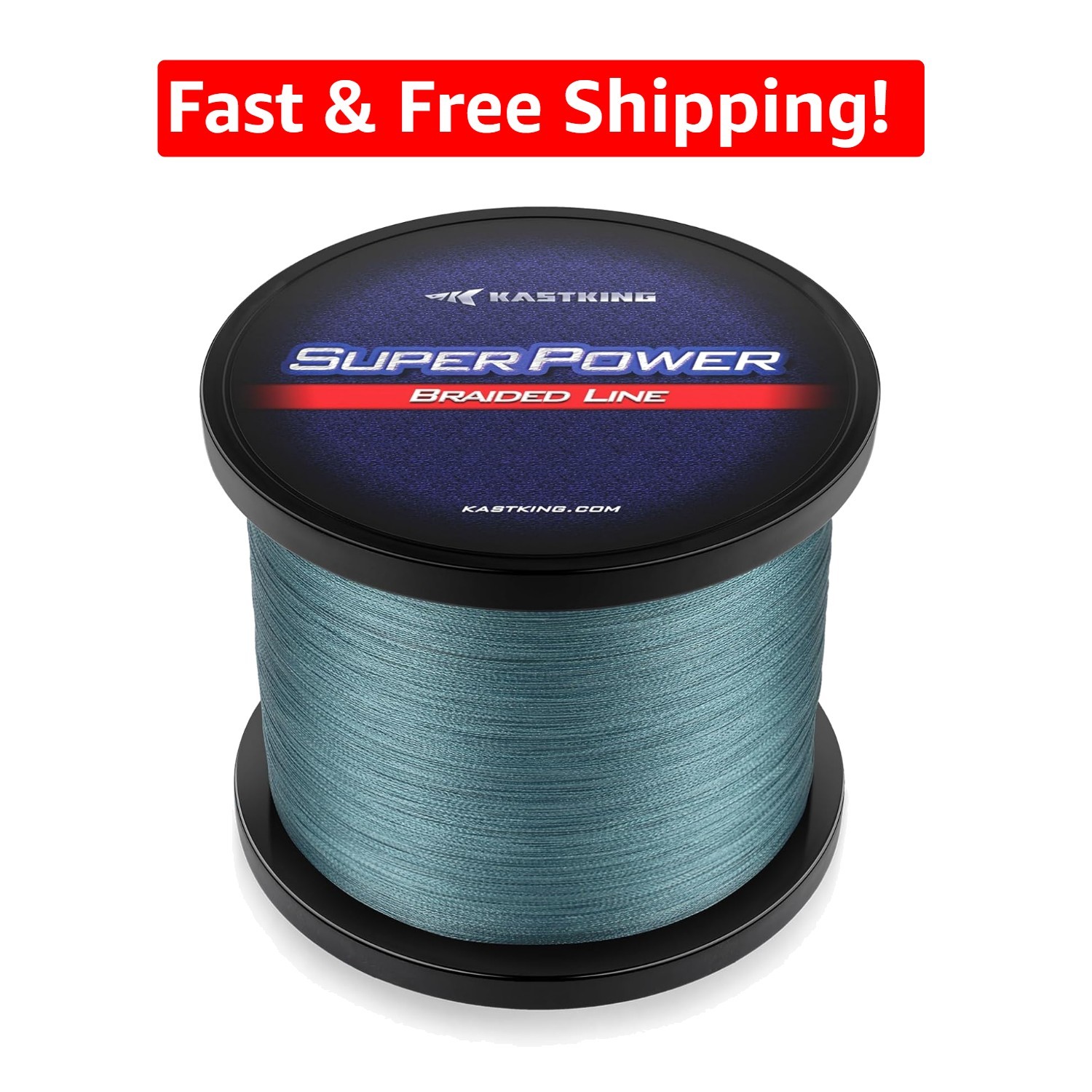 SuperPower 150 Yard Braided Fishing Line – Zero Stretch, Abrasion Resistant 50lb