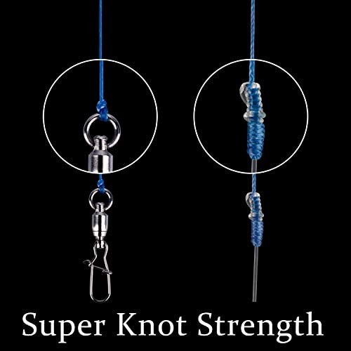 Braided Fishing Line Abrasion Resistant Superline Zero Stretch&Low Memory Ext…