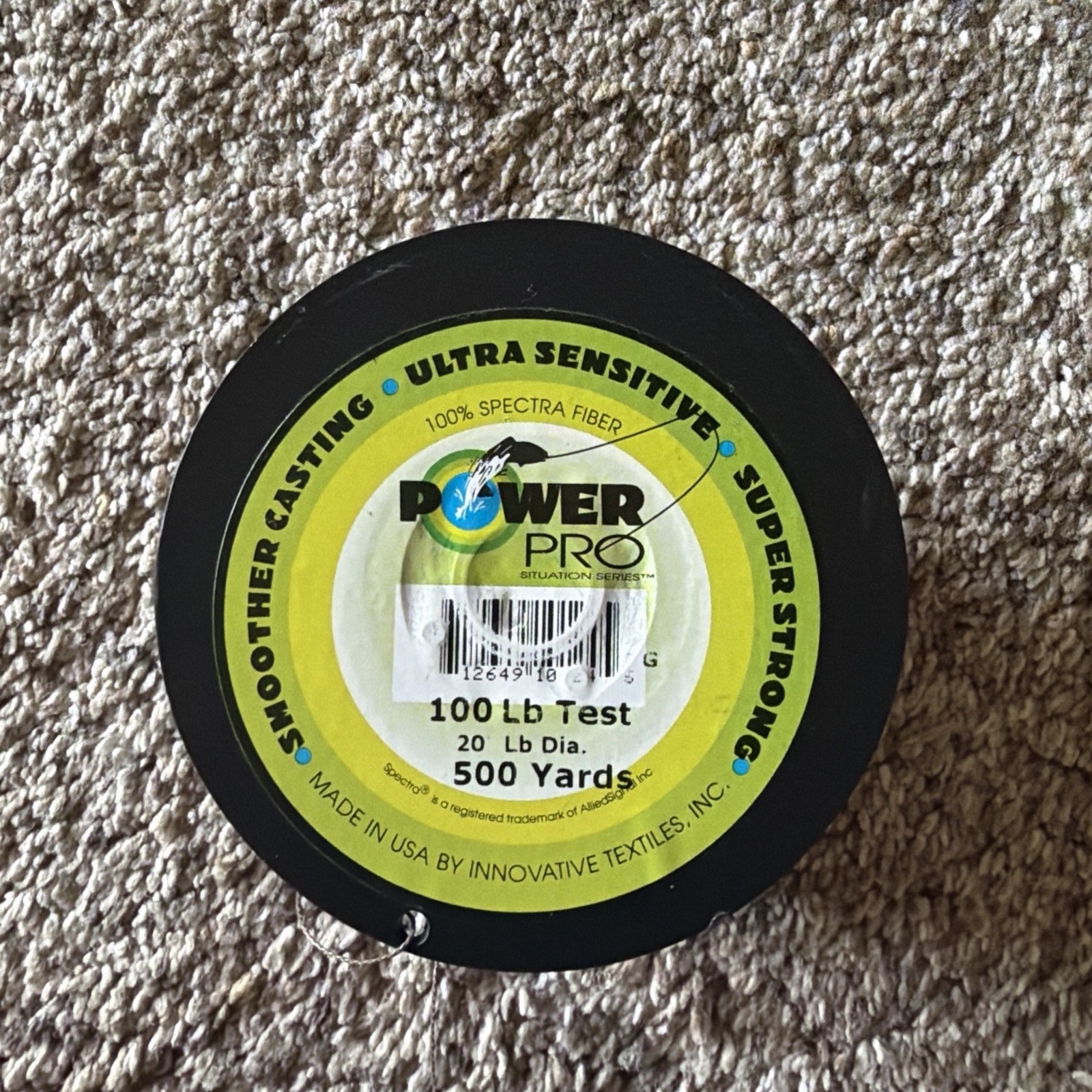 Power Pro Braided Line Original PowerPro 100 LB 500 Yards Moss Green