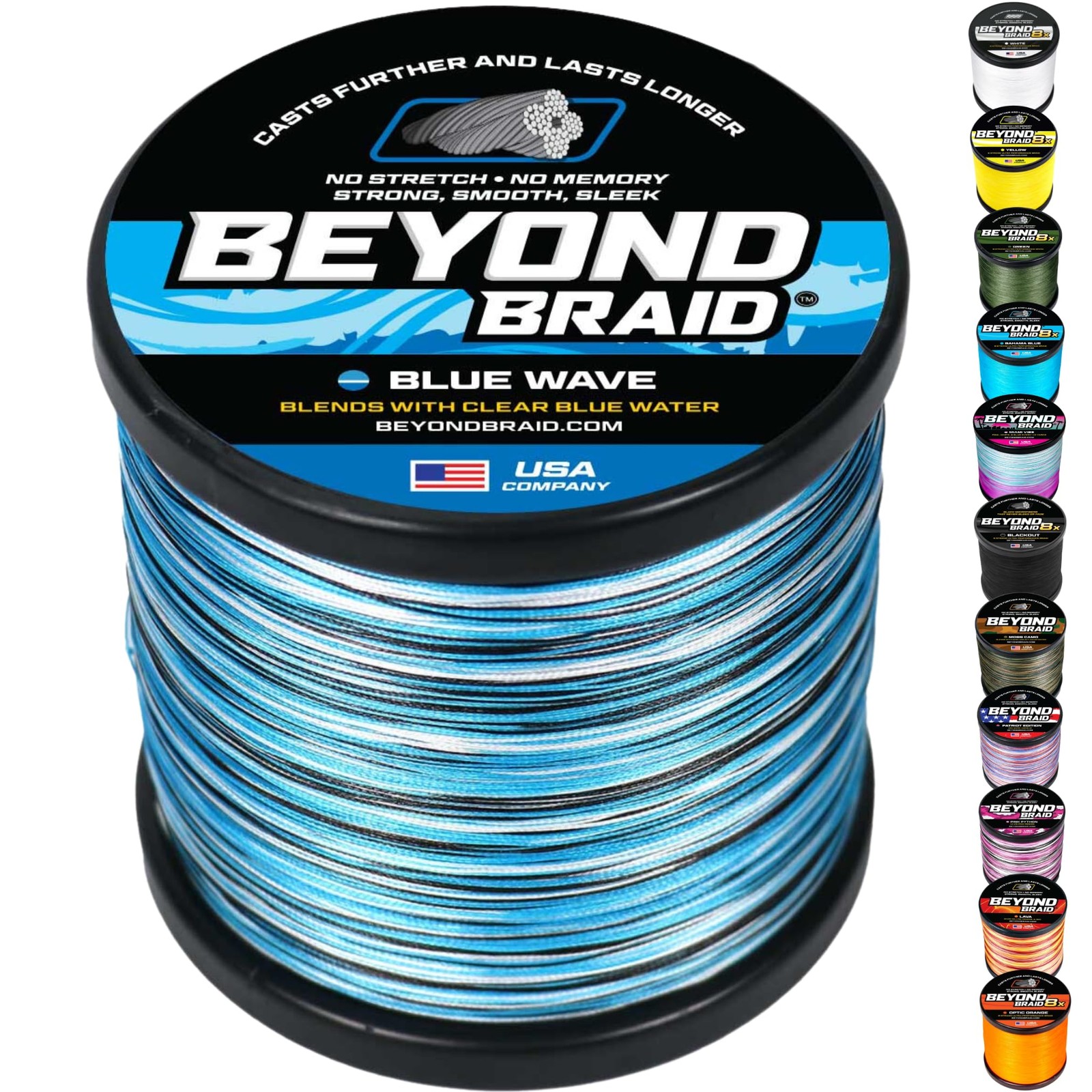Beyond Braid Blue Wave 300 Yards 30lb