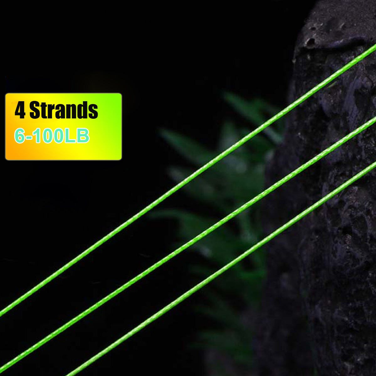 Braided Fishing Line 6lb-100lb 4Strands PE Super Strong Fishing Line 300M 328Yds