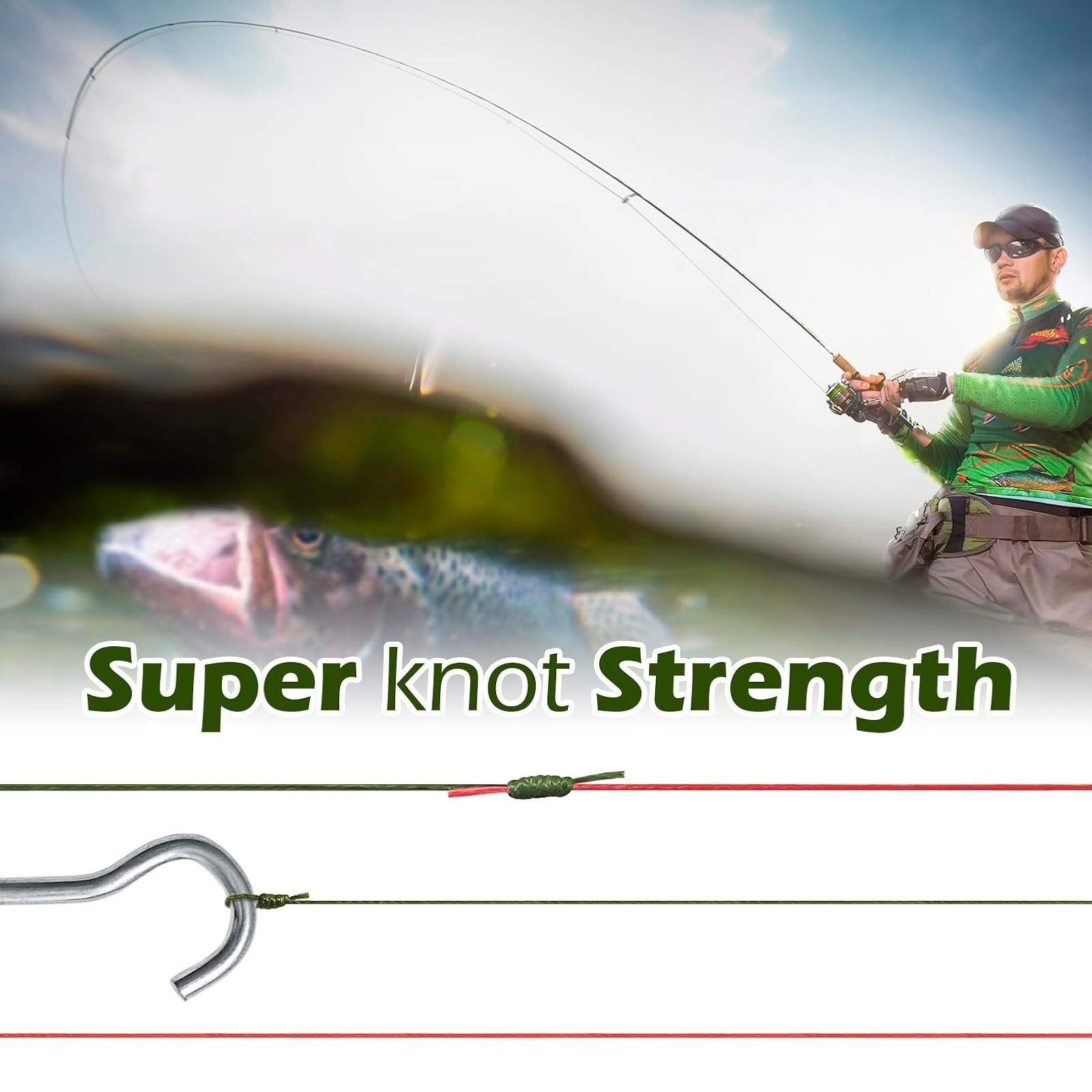 Ashconfish Braided Fishing Line – 6lb to 100lb Test – 100M/300M/500M
