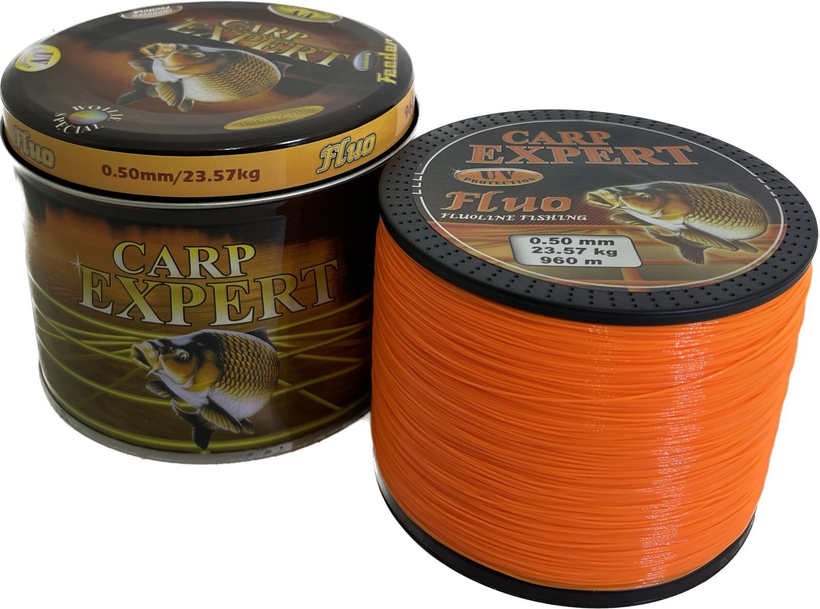 Carp Expert UV Fluo Orange Fishing Line 1100 yards / 1000 metres