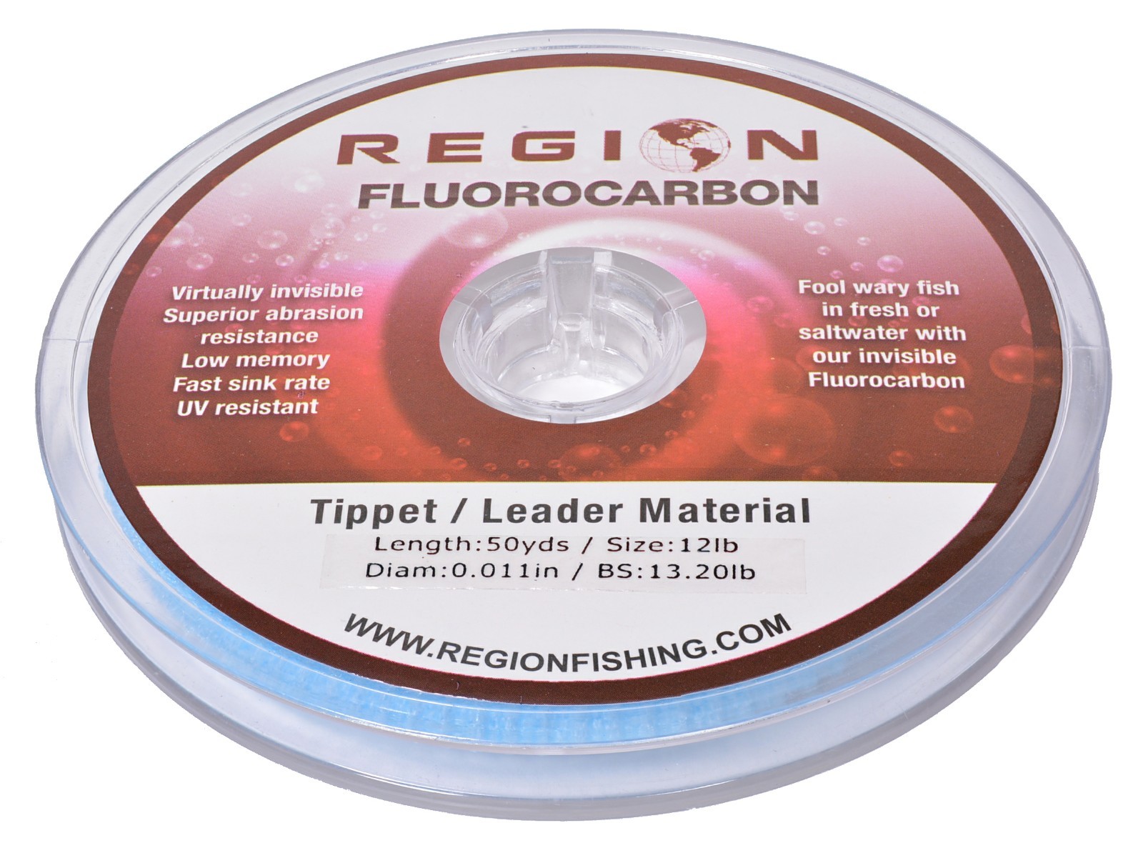 50YD Fluorocarbon Leader / Tippet Ultra Clear Fishing Line – Select