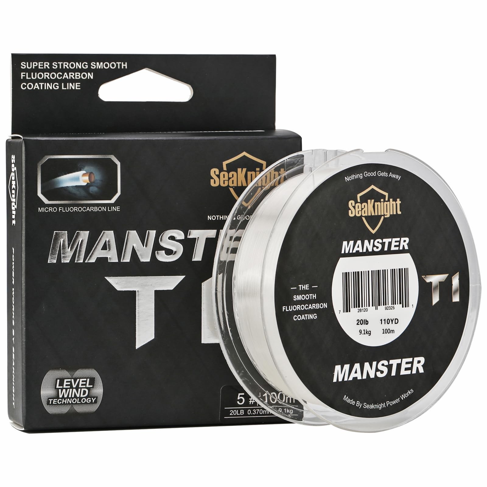 T1 Fluorocarbon Single String Fishing Line Fluorocarbon Coated 1…