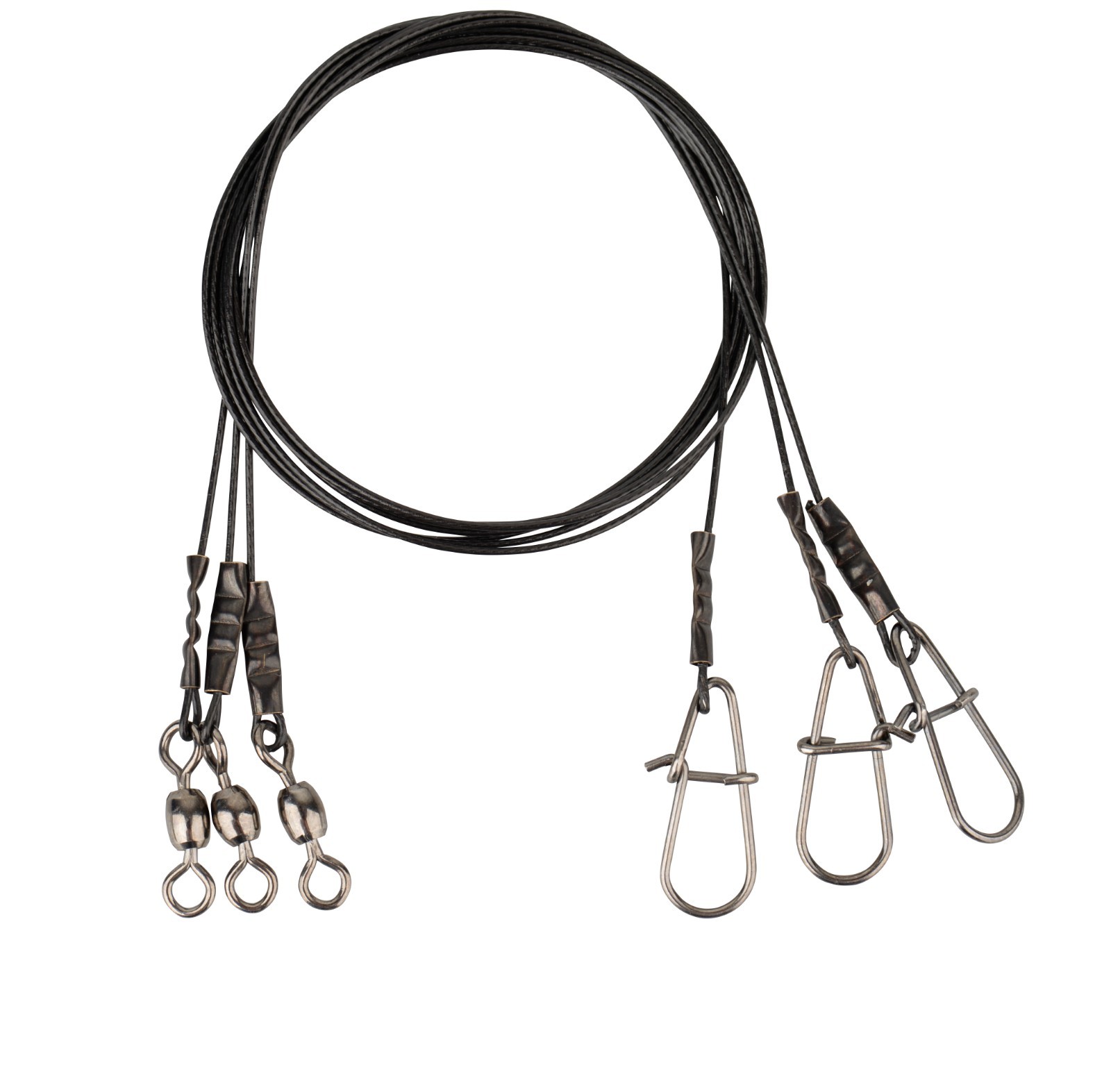 Savage Gear Black7 Coated Steel Wire Traces – Pike Trace Predator Lure Fishing