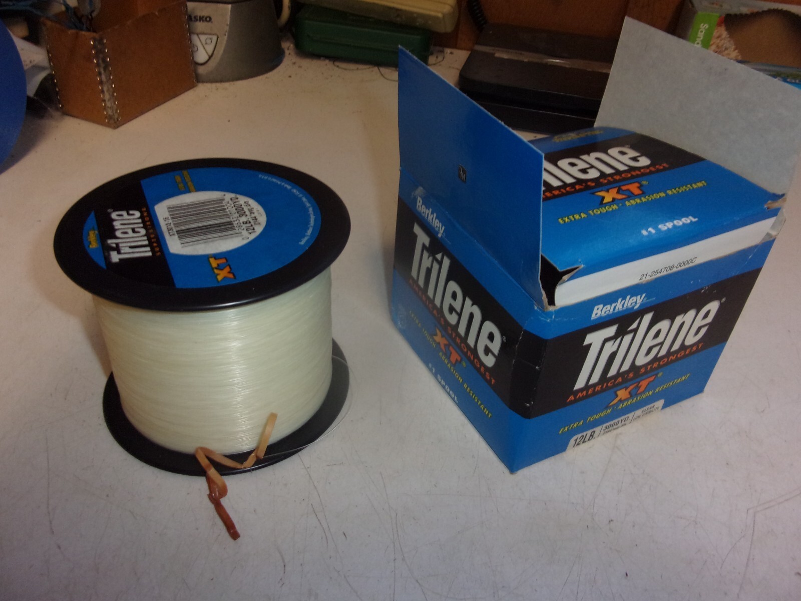 Bulk fish line Berkley Trilene 12 Lb XT Clear low vis 3000yds