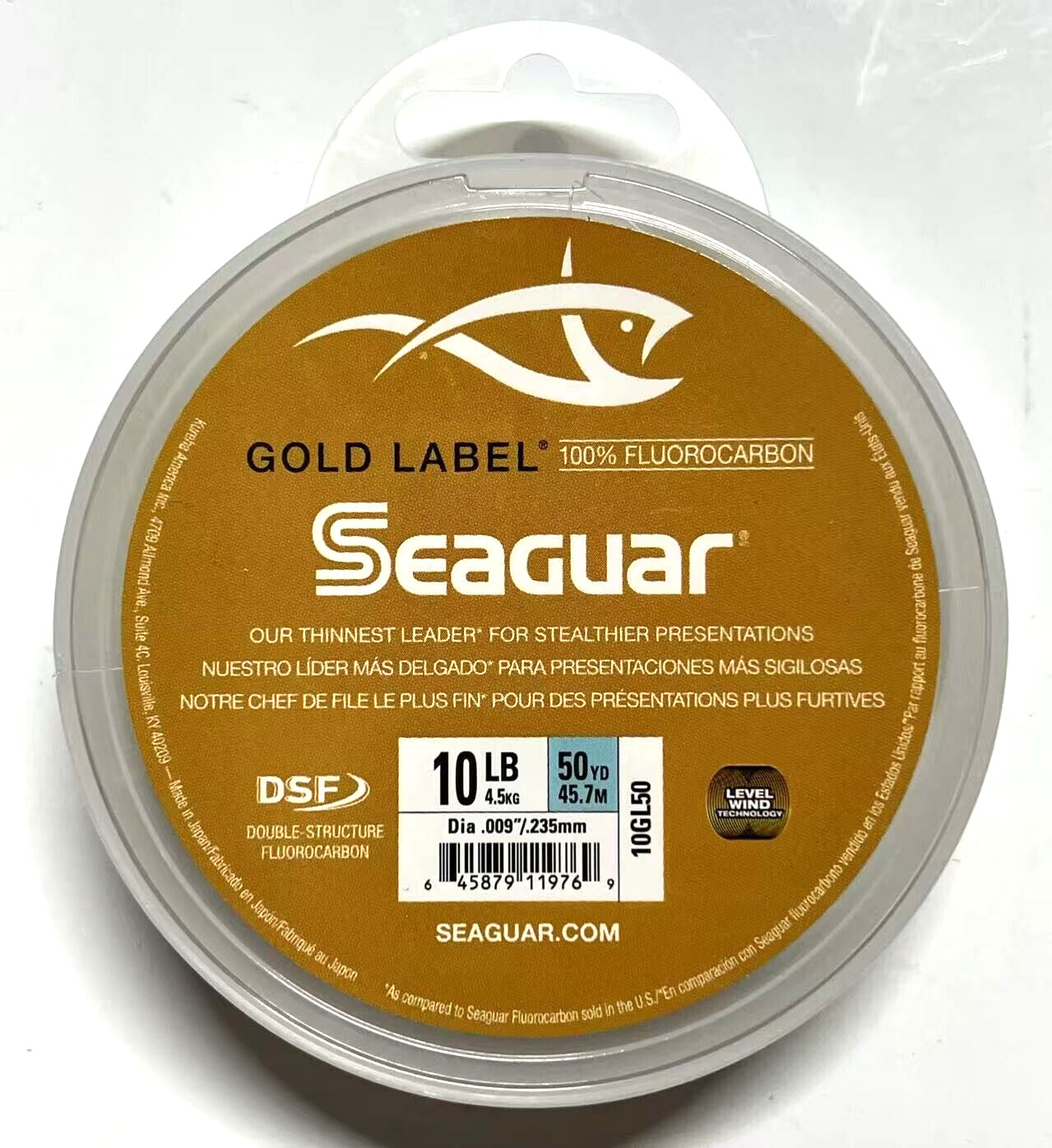 Seaguar Gold Label 100% Fluorocarbon Fishing Line Leader Lb / YDS – Select