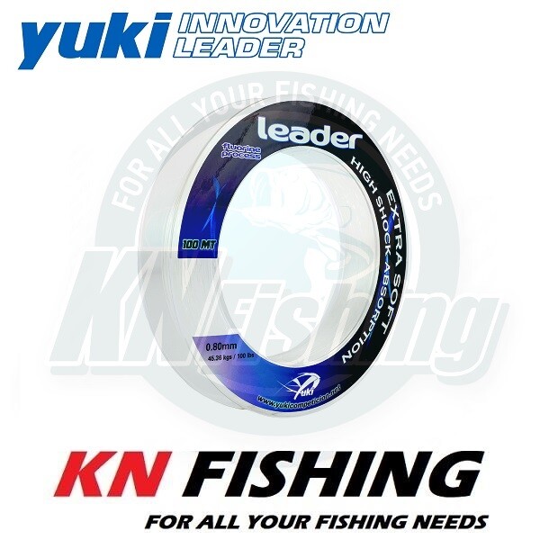 YUKI INVISIBLE LEADER Coated Sea Fishing Leader Line 100m 0.40mm-1.60mm