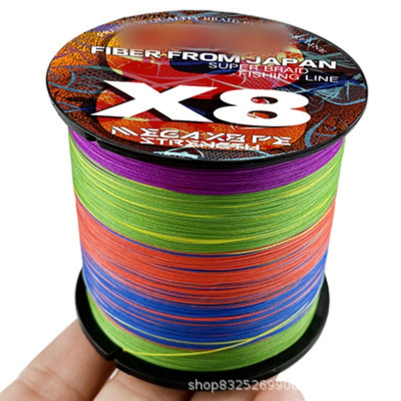 8 Strands Fishing Line 500M Multifilament PE Braided Fishing Line 18LB-78LB