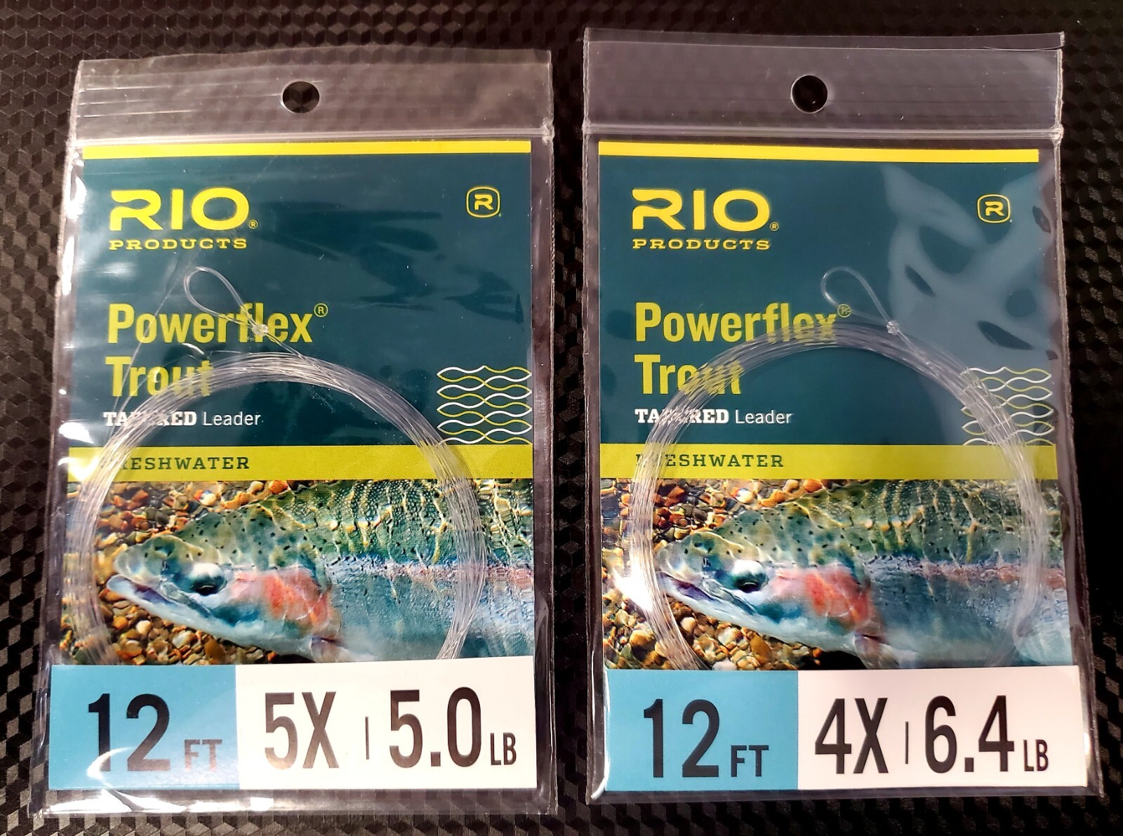 Rio Powerflex Trout Leader – 9′, 12′ and 3 packs