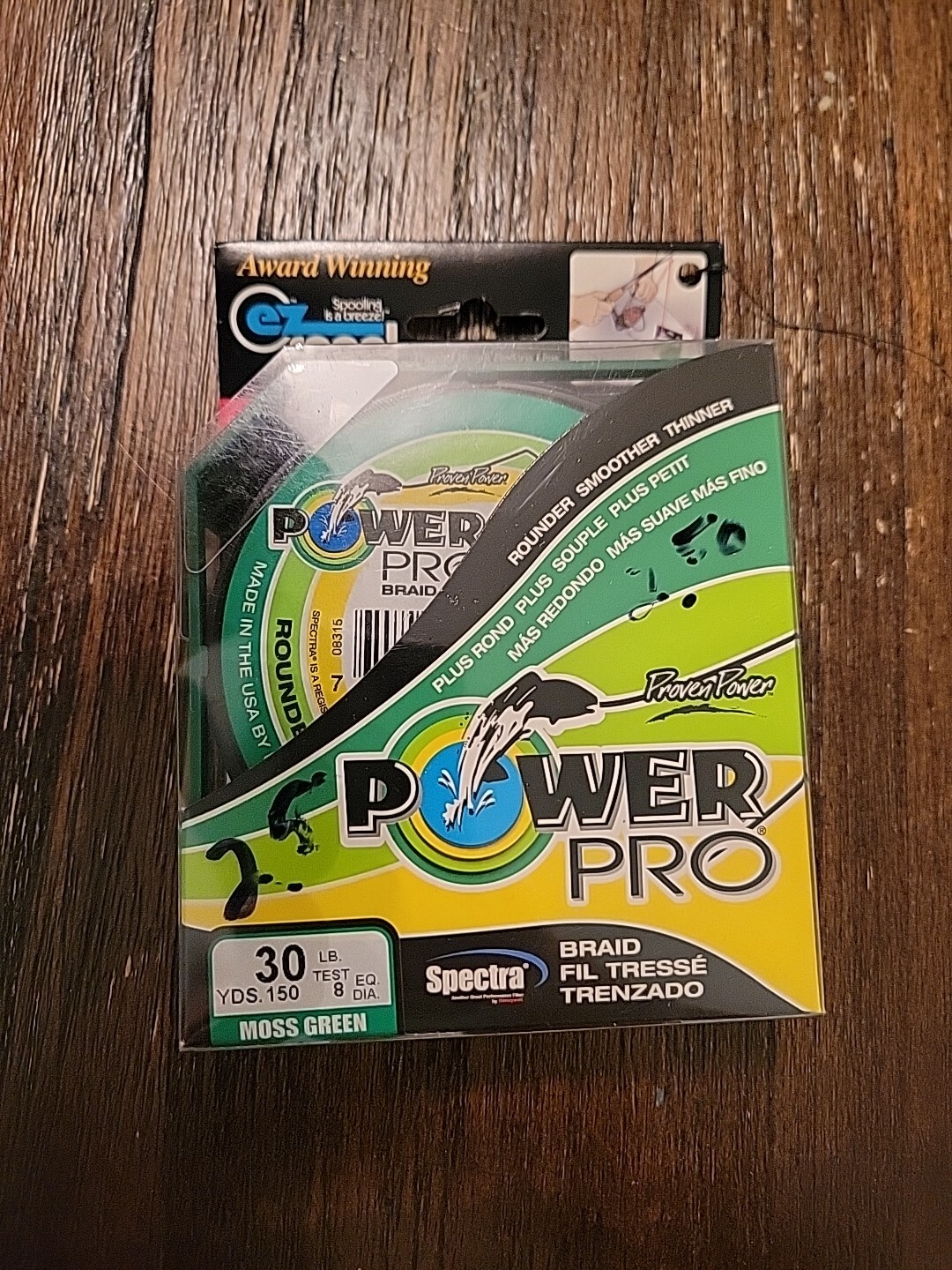 PowerPro Braided Fishing Line – Moss Green – 30lb – 150yd/135m