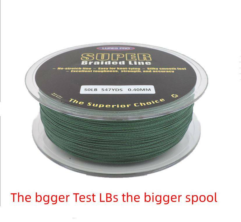 547 Yard Fishing braided Spectra Fishing Line 10 20 25 30 40 50 65 80