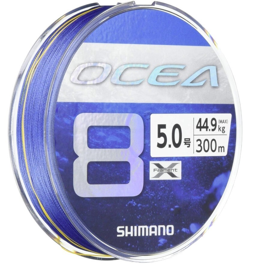 Shimano OCEA 8 PE #1.5-12 300/400/500m 5color/Navy from Japan
