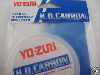 Yo-Zuri HD Carbon 100% Fluorocarbon Leader (4-300lb, 30yd, Disappearing Pink)