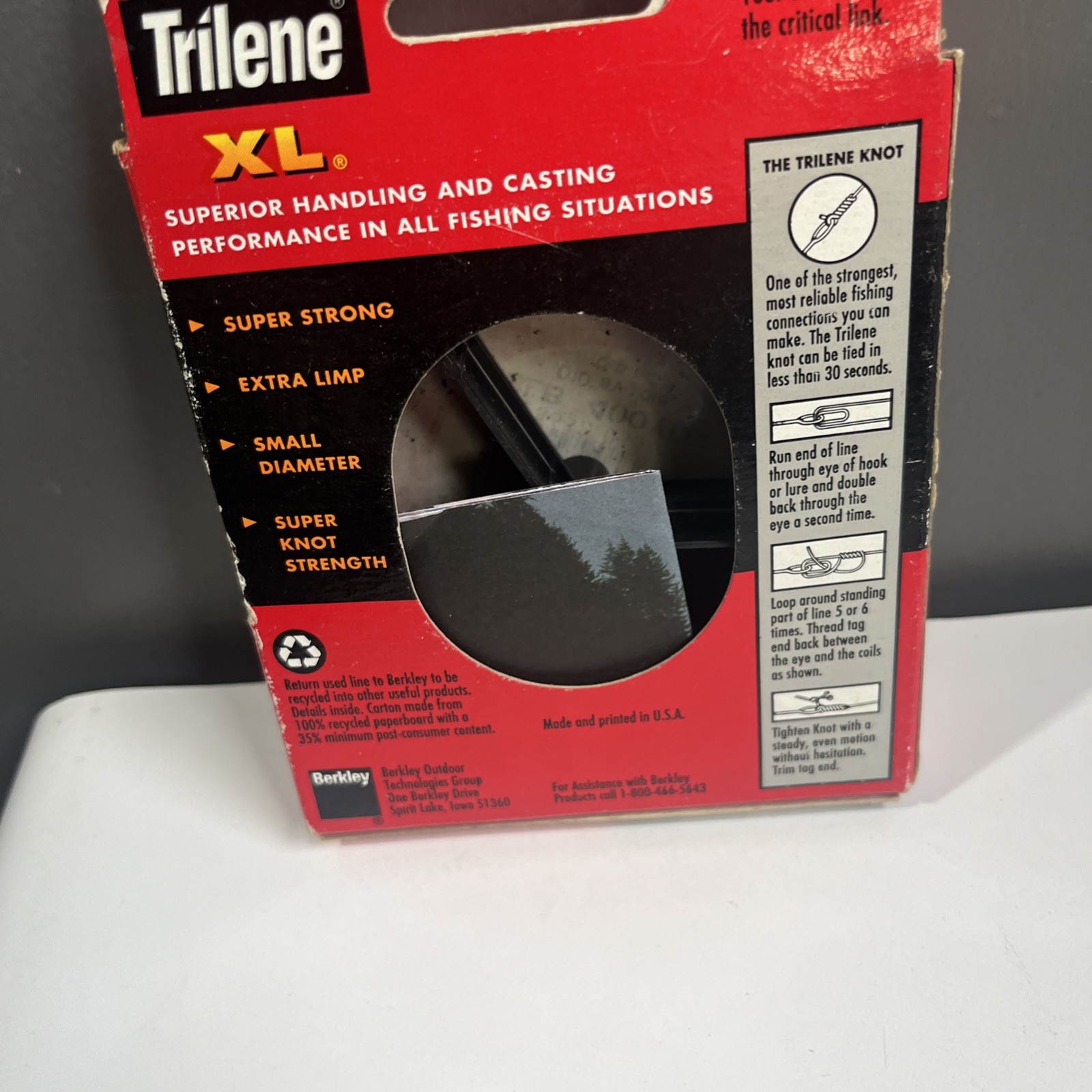 Berkley Trilene 8 LB 400 Yards XL SMOOTH CASTING Clear Super Strong Fishing Line