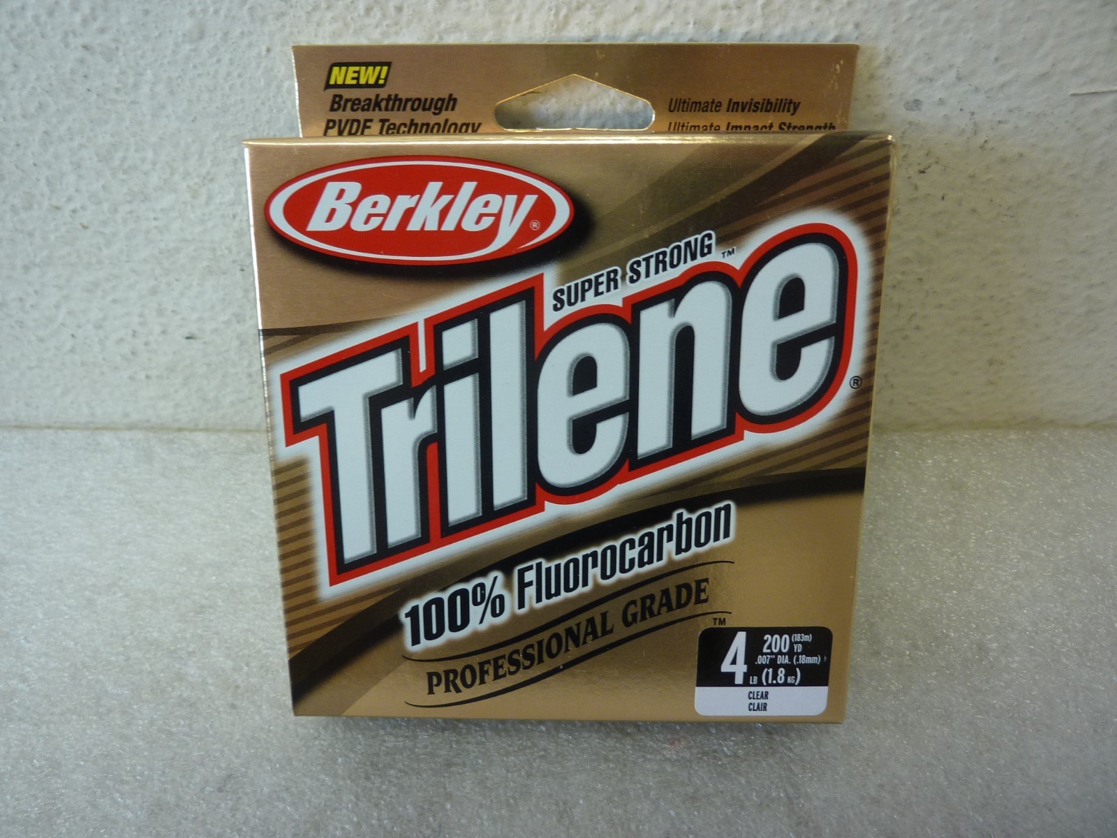 Berkley Trilene 100% Fluorocarbon Clear 200 Yd 4 lb Test Fishing Line