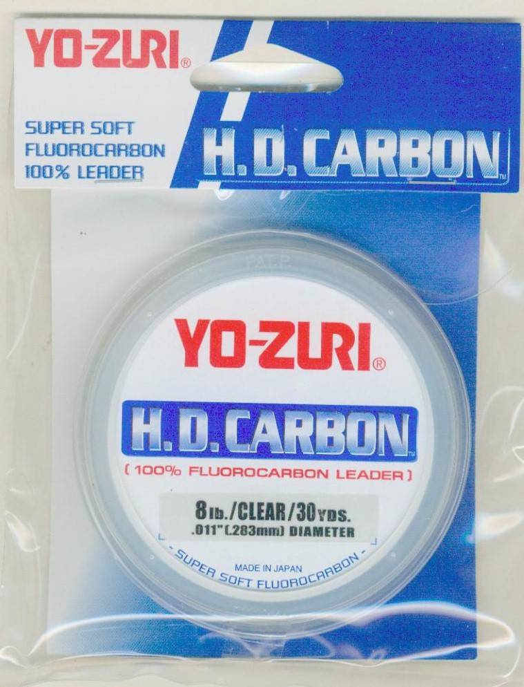 SPOOL YOZURI 8# CLEAR FLUOROCARBON LEADER HOOK TYING LURE RIGGING