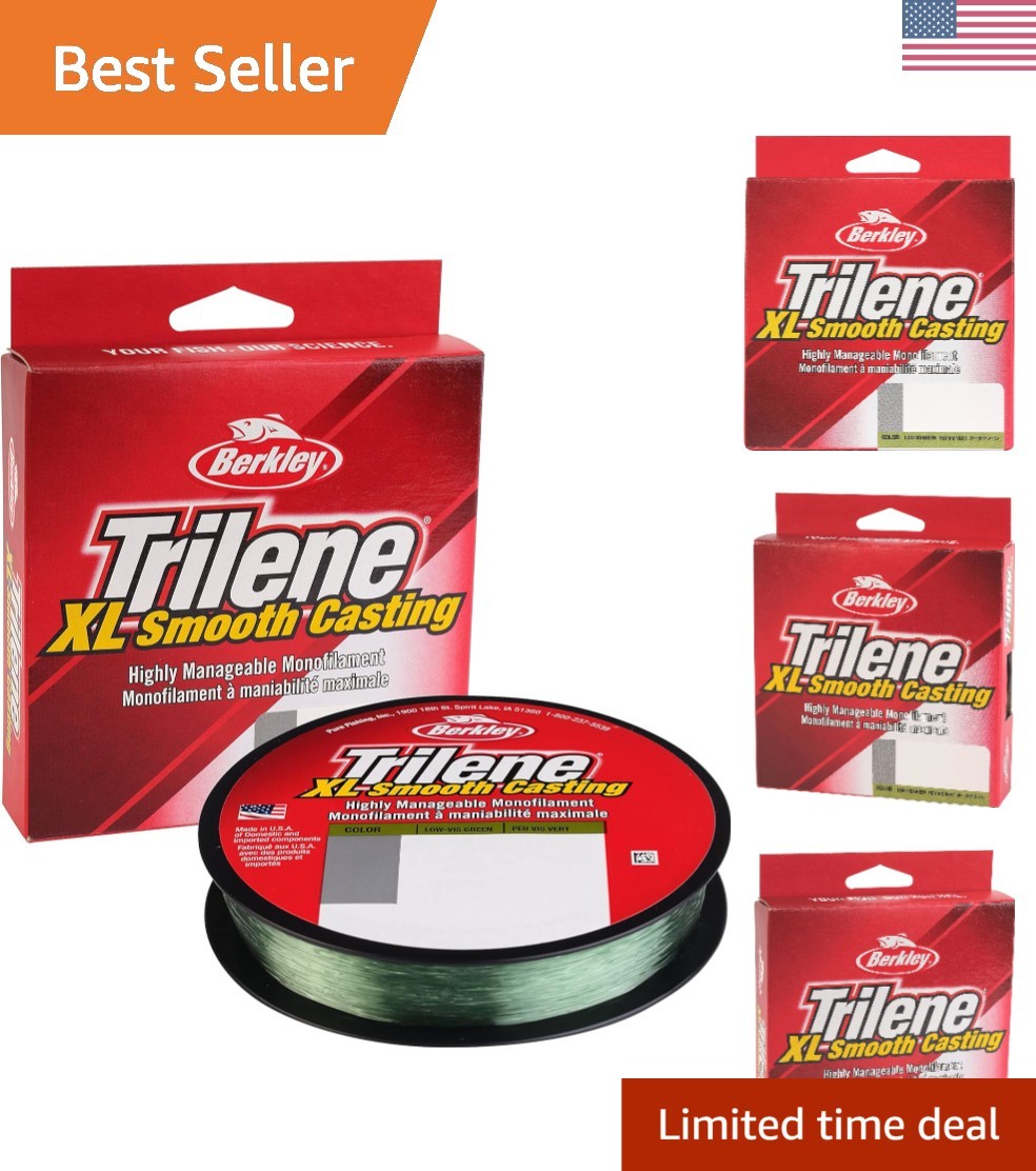 Trilene XL Fishing Line – 10lb , 300yd Low-Vis Green for Optimal Performance