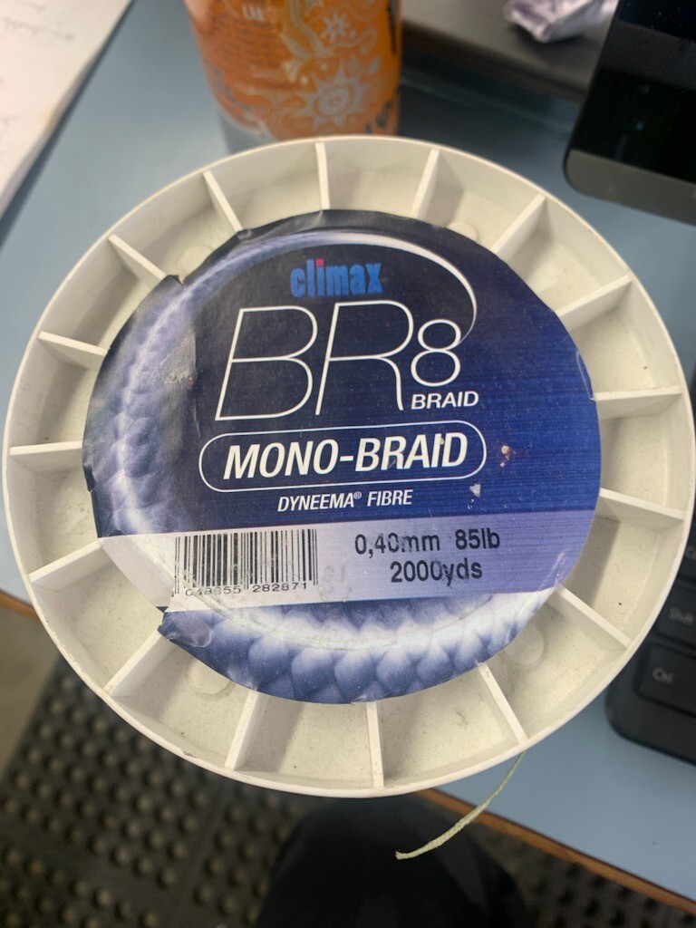 CLIMAX BR8 MONO-BRAID 0,44MM 85LB 2,000YDS
