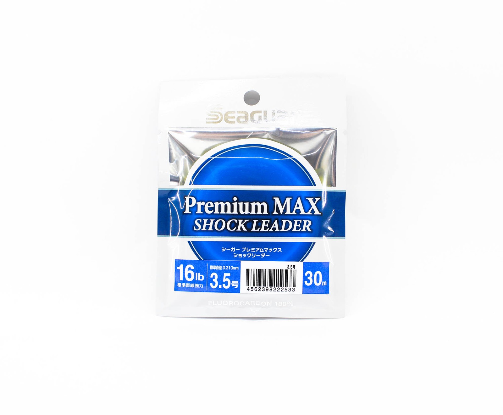 Seaguar Fluorocarbon Premium Max Shock Leader Line 30m Size 3.5 16lb (2533)