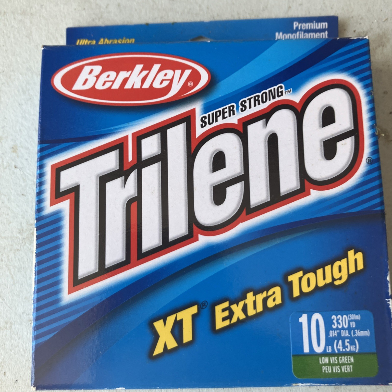 Berkley Trilene XT 10LB Low Vis Green 330 Yards New