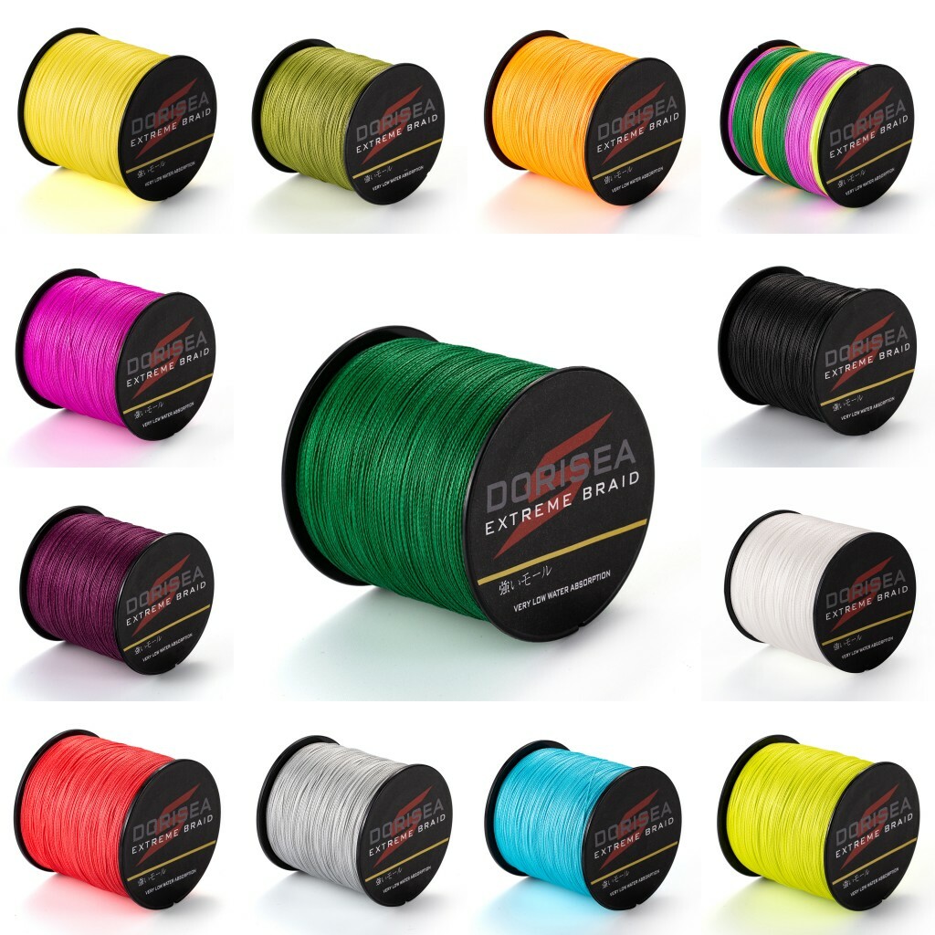 Dorisea Extreme PE Braided 300M 6-500LB Dynema Sea Lake Braid Fishing Line