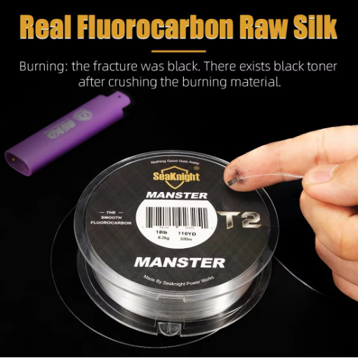 SeaKnight MANSTER T2 100 Fluorocarbon Fishing Line 100M