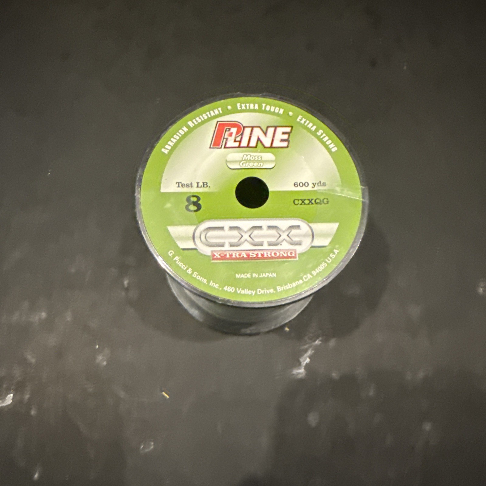 P-Line CXX X-Tra Strong Mono 600yd Spool Moss Green 15lb