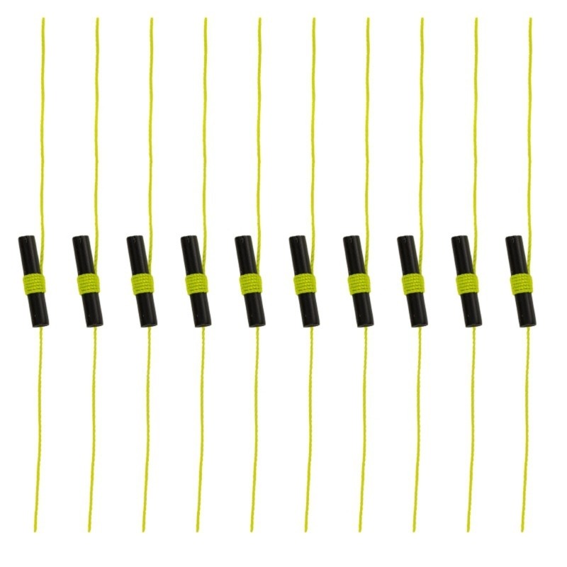 100Pcs Fishing Line Stopper Nylon ABS Construction Float Adjusters Float Stops