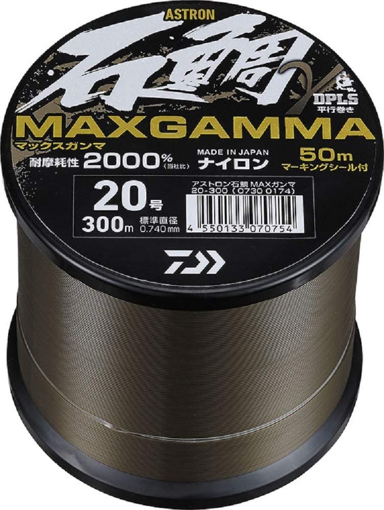 DAIWA Nylon Line Astron Ishidai Max Gamma 300 No. 30 Black Ocean