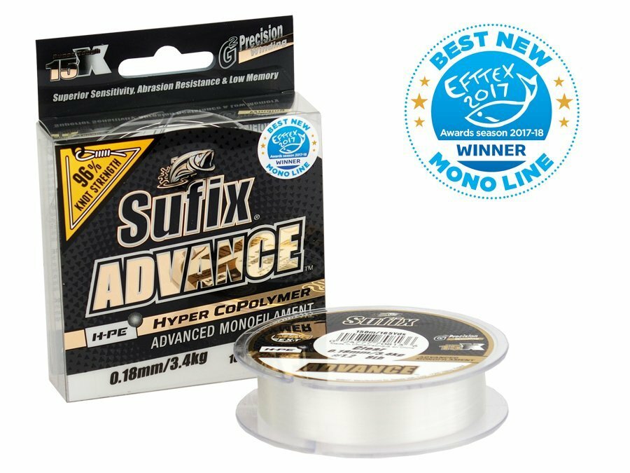 Sufix Advance Clear 150m 0.16mm-0.35mm Monofilament Abrasion resistant