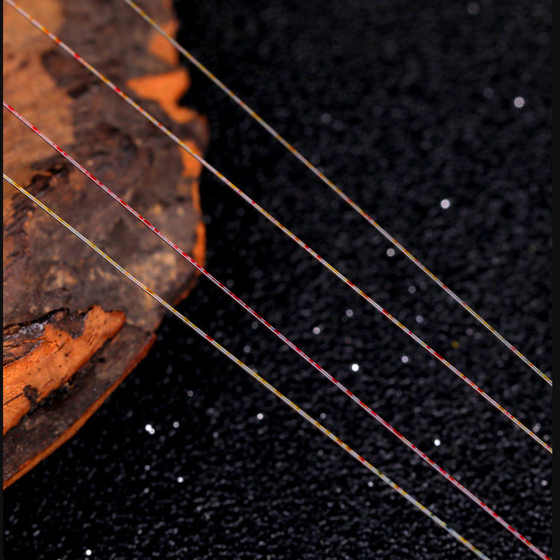 50M Invisible Spotted Fishing Line Fluorocarbon Coated Line Carp Equipment Multi