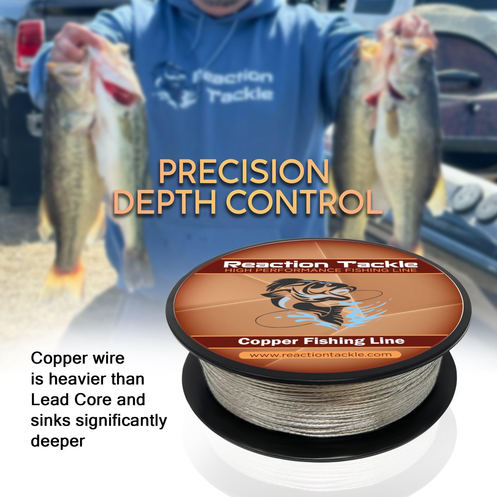 Copper Fishing Line – Trolling Wire – Corrosion Resistant Tin Coated Copper S…