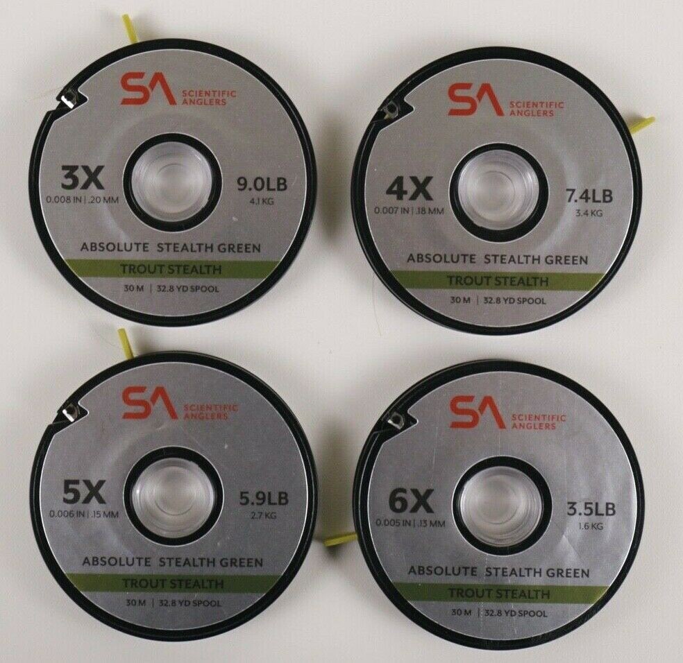 Scientific Anglers Absolute Trout Stealth Tippet – All Sizes – FREE SHIP OPTION