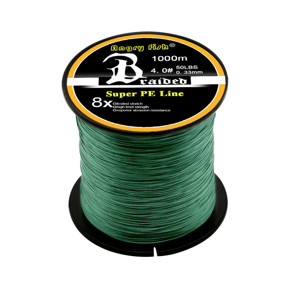 328/547/1093 Yards Super Strong PE Braided Fishing Line 4/8 Strands 12-100LB