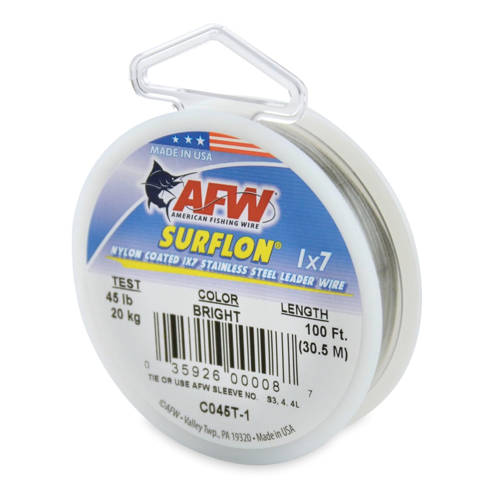 Nylon Coated Stainless Steel Wire Fishing Leader – Saltwater 10lb to 250lb Test,